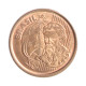 Moeda V-461 1 Centavo 2002 SOB/FC Aço R Cobre Ø17mm 2,4gr.