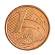 Moeda V-462 1 Centavo 2003 SOB/FC Aço R Cobre Ø17mm 2,4gr.