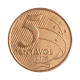 Moeda V-472 5 Centavos 2006 MBC+ Aço R Cobre Ø22mm 4,1gr.