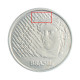 Moeda V-448 10 Centavos 1996 MBC Data Vazada Aço Inoxidável Ø22mm 3,6gr.