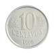 Moeda V-448 10 Centavos 1996 MBC Data Vazada Aço Inoxidável Ø22mm 3,6gr.