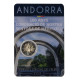 Blister Moeda KM#566 2 Euros 2021  FC Andorra Europa  Centenário da Coroação de Nossa Senhora de Meritxell Bimetálico  Ø