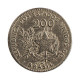 Moeda V-055 200 Réis MCMI (1901) MBC C/Sinais de Limpeza Cupro Níquel Ø25mm 8gr.