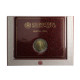Blister Moeda KM#544 2 Euros 2021 FC Vaticano Europa 700º aniversário da morte de Dante Alighieri Bimetálico Ø25,75mm