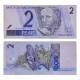 Cédula C-261 2 Reais 2009 C/ Manchas SOB - Guido Mantega / Alexandre A. Tombini