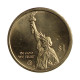 Moeda KM#813 1 Dollar Inovação Arkansas 2025 D FC USA América Cobre Revestido de Latão Manganês Ø26,49mm 8,1gr.