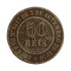 Moeda V-025 50 Réis 1886  UTG Cupro Níquel  Ø22mm 7gr.*