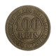 Moeda V-008 100 Réis 1878 MBC  Cupro Níquel Ø27mm 10gr.*