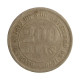 Moeda V-020 200 Réis 1877  MBC Cupro Níquel  Ø32mm 15gr.