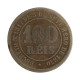 Moeda V-013 100 Réis 1883 BC Cupro Níquel Ø27mm 10gr.