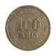 Moeda V-015 100 Réis 1885 BC/MBC Cupro Níquel Ø27mm 10gr.