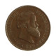 Moeda B-788 20 Réis 1869 MBC C/Ponto Bronze Ø25mm 7gr.