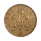 Moeda KM#916 2 Pence 1971 MBC Reino Unido Europa Bronze Ø25,9mm 7,12gr.