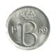 Moeda KM#154 25 Centimes 1969 FC Bélgica Europa Cupro Níquel Ø16mm 1,28gr.