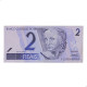 Cédula C-255 2 Reais 2001 MBC - Pedro S. Malan / Armínio Fraga Neto (2ª chancela)