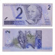 Cédula C-255 2 Reais 2001 MBC - Pedro S. Malan / Armínio Fraga Neto (2ª chancela)