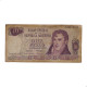 Cédula P#295a.1 10 Pesos 1973-1974  Argentina América BC