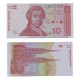 Cédula P#18a 10 Dinars 1991 Croácia Europa FE