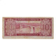 Cédula P#196b 10 Guaraníes 1963 C/Marca de Caneta Paraguai América BC