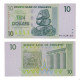 Cédula P#67 10 Dollars 2007  Zimbabwe África FE