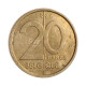 Moeda KM#191 20 Francs 1996 MBC+ Bélgica Europa Latão níquel Ø25,65mm 8,5gr.