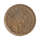 Moeda KM#914 ½ Penny 1971 MBC+ Reino Unido Europa Bronze Ø17,14mm 1,78gr.