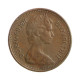 Moeda KM#914 ½ Penny 1971 MBC+ Reino Unido Europa Bronze Ø17,14mm 1,78gr.