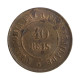 Moeda B-826 40 Réis 1908 MBC  Bronze Ø30mm 12gr.