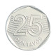 Moeda V-456 25 Centavos 1995 SOB FAO Aço Inoxidável Ø23,5mm 4,8gr. *