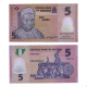 Cédula P#38a 5 Naira 2009 Polímero Nigéria África FE