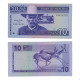 Cédula P#1a 10 Dollars 1993 Namíbia África FE