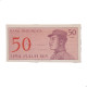 Cédula P#94a 50 Sen 1964 Indonésia Ásia FE