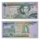 Cédula P#26v 5 Dollars 1993 São Vicente Caribe Ocidental América FE