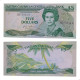 Cédula P#18a 5 Dollars 1988 Antígua e Barbuda Caribe Ocidental América FE