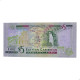 Cédula P#47 5 Dollars 2008 Caribe Ocidental América FE