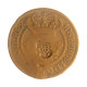Moeda C-195 XL Réis 1762 B BC C/ Carimbo de Escudete "Duplo" - Coroa 1º Tipo Cobre Ø40mm 28,68gr.