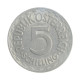 Moeda KM#2879 5 Schilling 1952 MBC Áustria Europa Alumínio Ø31mm 4gr.