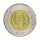 Moeda KM#New 2 Dollars 2025 FC Canadá América Charles III - 25º aniversário do Túmulo do Soldado Desconhecido Bronze-alu