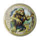 Moeda KM#3396 3 Euros 2025 FC Áustria Europa The Troll - Série Criaturas Místicas Cupro-níquel Ø34mm 16gr.