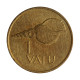 Moeda KM#3 1 Vatu 1999 SOB/FC Vanuatu Oceania Latão R Níquel Ø16,95mm 1,99gr.
