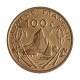 Moeda KM#14 100 Francs 2003 FC Polinésia Oceania Latão R Níquel Ø30mm 10gr.