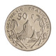 Moeda KM#13 50 Francs 1975 SOB/FC Polinésia Oceania Níquel Ø33mm 15gr.