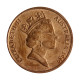 Moeda KM#79 2 Cents 1989 SOB/FC Austrália Oceania Rainha Elizabeth Bronze Ø21,59mm 5,18gr.
