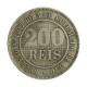 Moeda V-032 200 Réis 1886 MBC+ Data Escassa Cupro Níquel Ø32mm 15gr.*