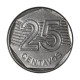 Moeda V-451 25 Centavos 1995 MBC+ Aço Inoxidável Ø23,5mm 4,8gr.