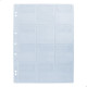 Kit 10 Folhas para Moedas 32x24 Organizer 12 Bolsos