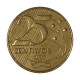 Moeda V-520 25 Centavos 2000 MBC+ Aço Revestido de Bronze Ø25mm 7,5gr.