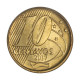 Moeda V-510 10 Centavos 2017 SOB Aço Revestido de Bronze Ø20mm 4,8gr.