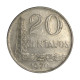 Moeda V-305 20 Centavos 1970 MBC Cupro Níquel Ø25mm 6,55gr.
