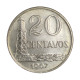 Moeda V-304 20 Centavos 1967 SOB Cupro Níquel Ø25mm 7,86gr.